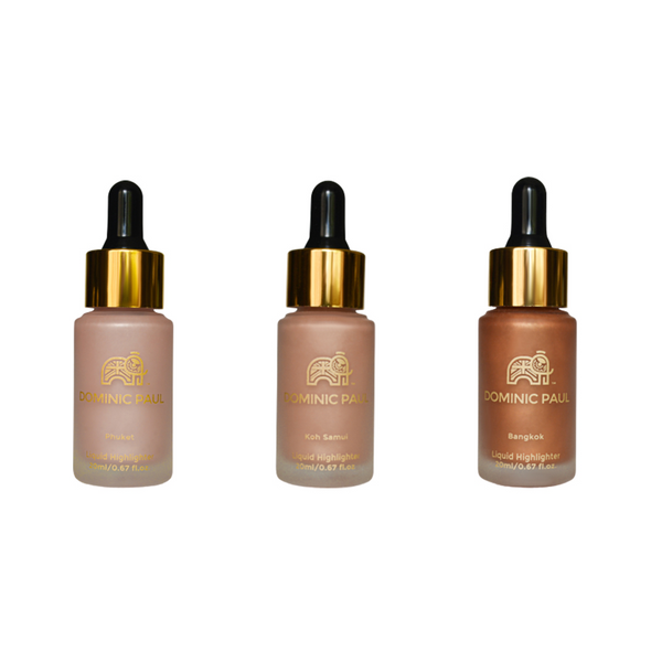 Dominic Paul Cosmetics 3 Liquid highlighters