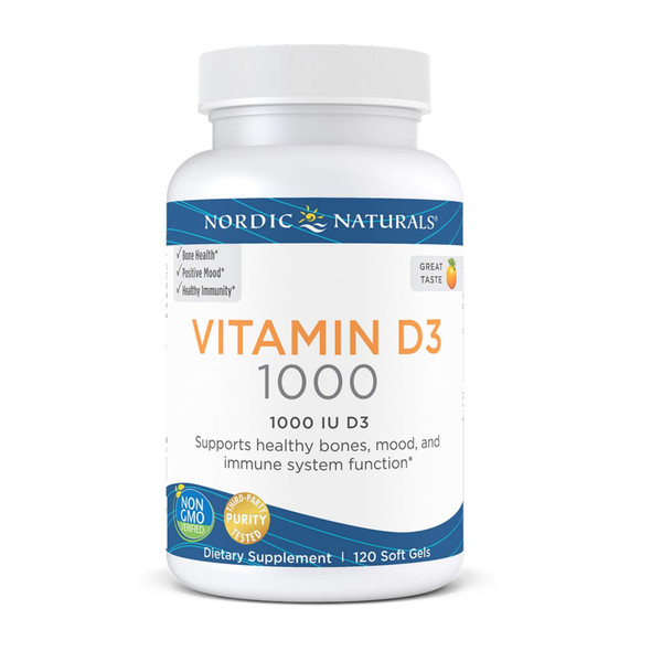 Nordic Naturals Vitamin D3, 250mg, 120 Softgels