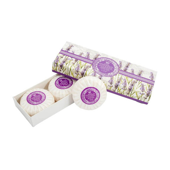 Lavender Round Soap - Set of 3