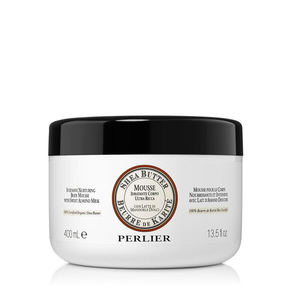 Perlier Organic Shea Butter Body Mousse with Sweet Almond Milk