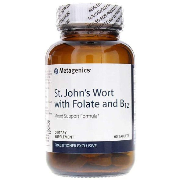 St. Johns Wort with Folate & B12 60 Tablets