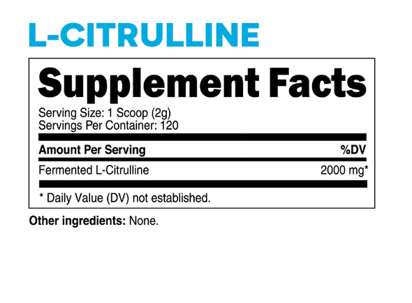 Transparent Labs L-Citrulline 120srv