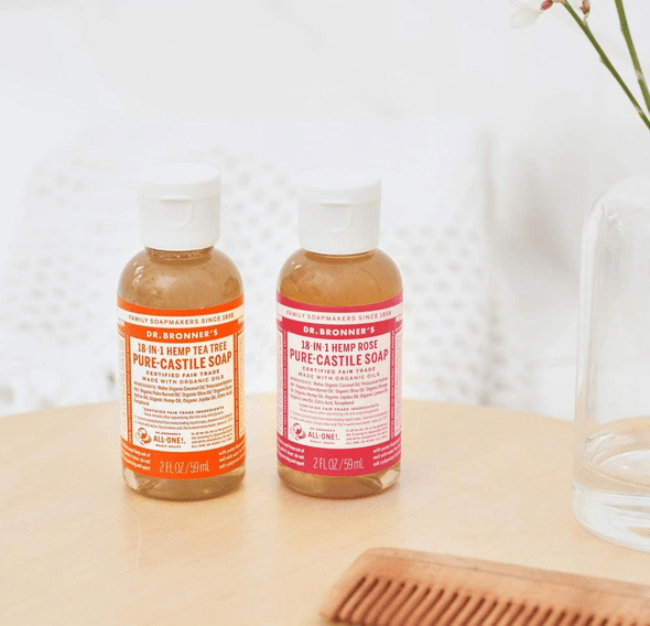 Dr Bronner's Magic Soaps 18-in-1 Hemp Tea Tree Pure-Castile Liquid Soap