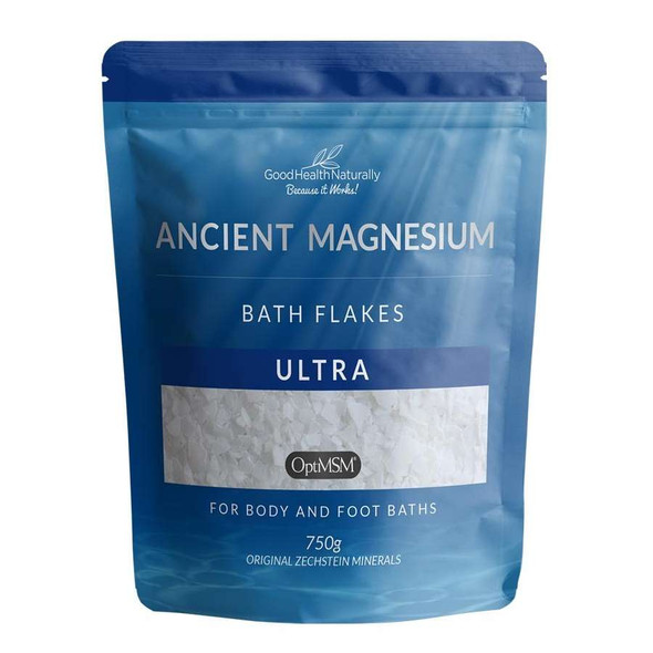 Good Health Naturally Ancient Magnesium Bath Flakes Ultra with OptiMSM