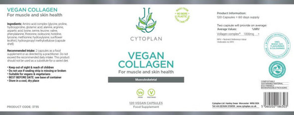 Cytoplan Vegan Collagen 120'S