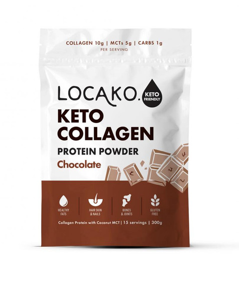 Locako Keto Collagen Protein Powder Chocolate 300g