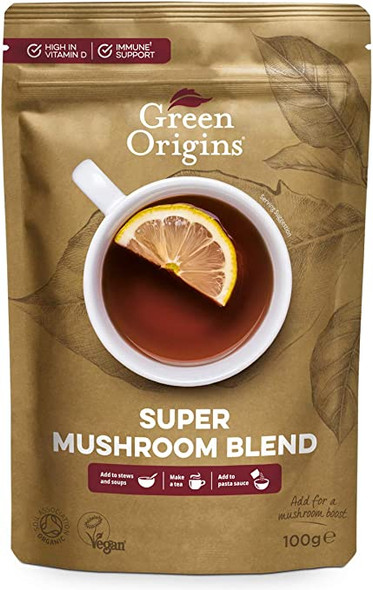 Green Origins Organic Super Mushroom Blend 100g