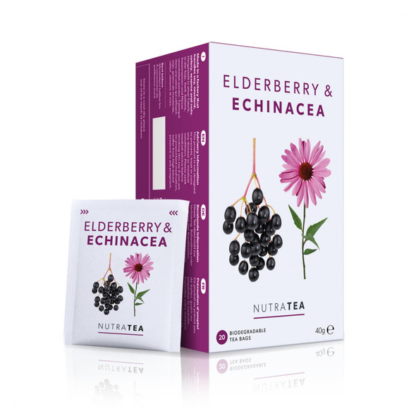 Nutratea Elderberry & Echinacea Tea Bags 20's