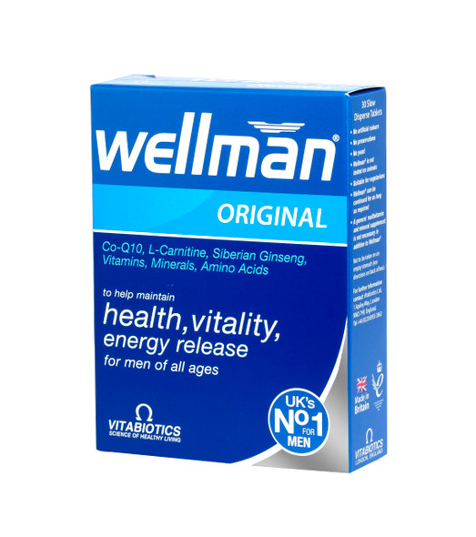 Wellman Vitabiotics Original 30 Tablets