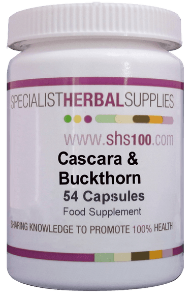 Specialist Herbal Supplies (SHS) Cascara & Buckthorn Capsules