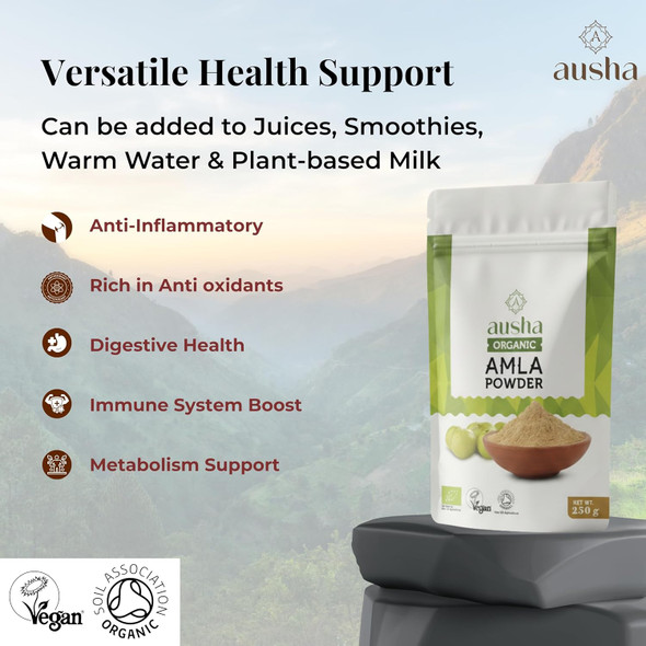 Ausha Organic Amla Powder 100g