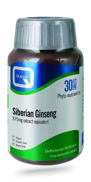 Quest Vitamins Siberian Ginseng 35mg Extract