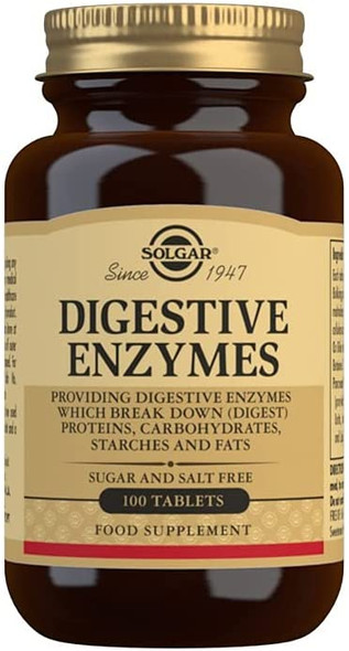 Solgar Digestive Enzymes Tablets, Pack of 100