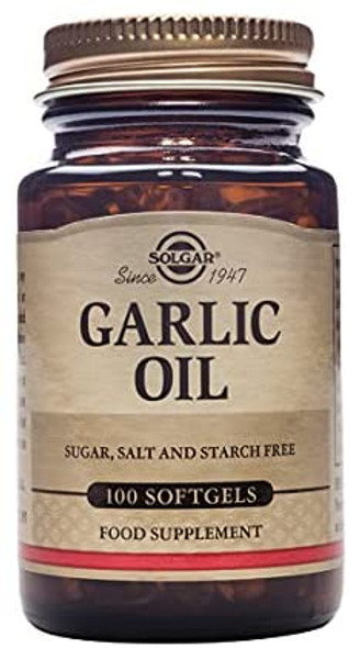 Solgar Garlic Oil Softgels - Pack of 100