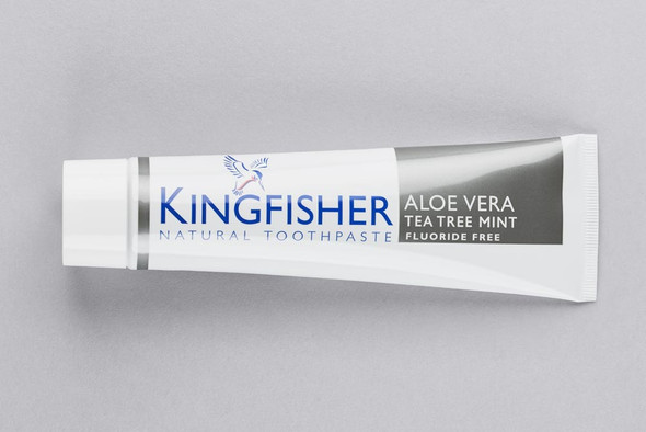 Kingfisher Aloe Vera Tea Tree Mint Natural Toothpaste Fluoride Free 100ml