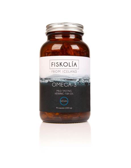 Fiskolia Omega 3 Herring Fish Oil Natural 90 Capsules (Currently Unavailable)