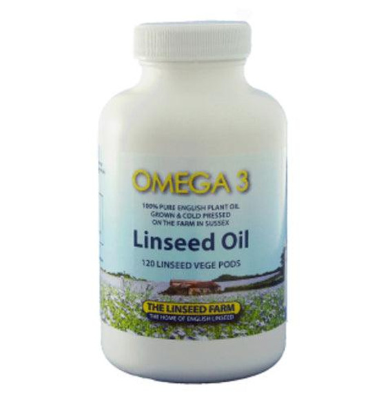 The Linseed Farm Omega 3 Linseed Vegepods 120's