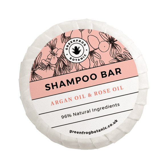 Greenfrog Botanic Shampoo Bar Argan Oil & Rose Oil 50g