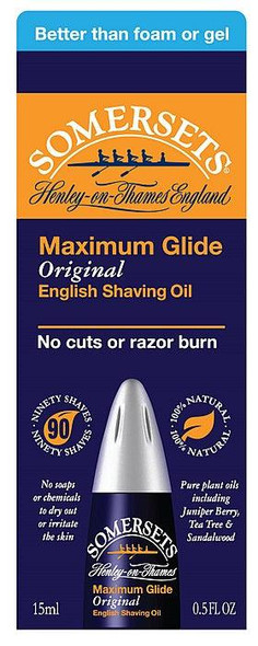 Somersets Maximum Glide Original English Shaving Oil (Orange) 15ml