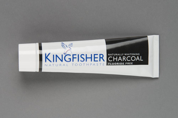 Kingfisher Charcoal Naturally Whitening Fluoride Free Toothpaste 100ml
