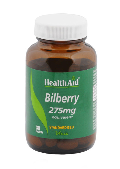 Health Aid Bilberry 275mg 30's