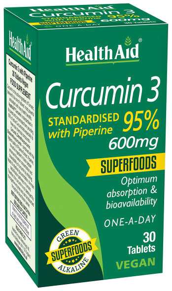 Health Aid Curcumin 3 30's