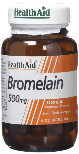 HealthAid Bromelain 500mg - 30 Vegicaps