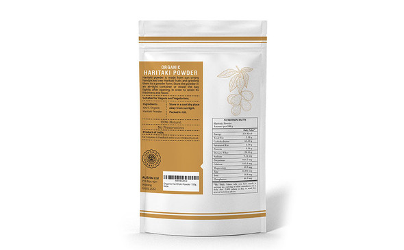 Ausha Organic Haritaki Powder 100g