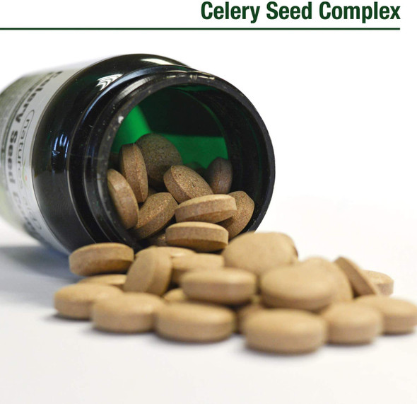 Natures Aid Celery Seed Complex, With Montmorency Cherry, Nettle & Burdock, Vegan, 60 Tablets