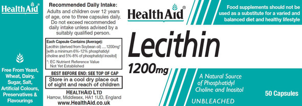 Health Aid Lecithin 1200mg