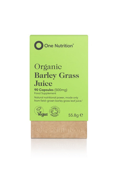 One Nutrition Organic Barley Grass 500Mg (Capsules) 90'S