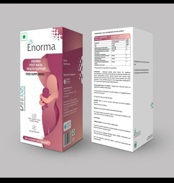 Enorma Post Natal Health Support 60'S