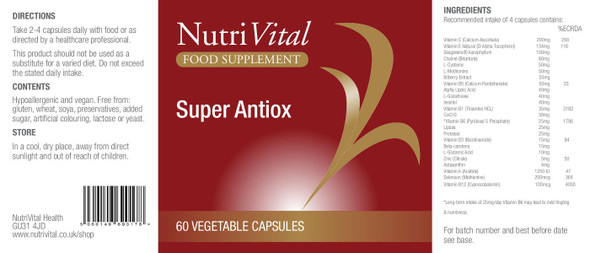 Nutrivital Super Antiox 60'S