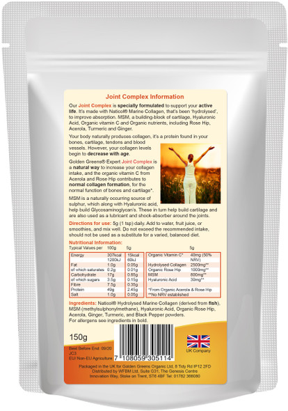 Golden Greens (Greens Organic) Expert Joint Complex 150g (Currently Unavailable)