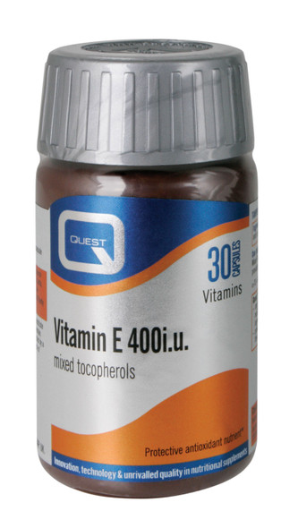 Quest Vitamins Vitamin E 400iu with Mixed Tocopherols