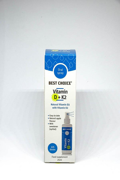 Best Choice Vitamin D & K2 Oral Spray 25ml (Currently Unavailable)