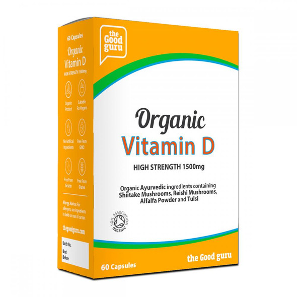 the Good guru Organic Vitamin D High Strength 1500mg