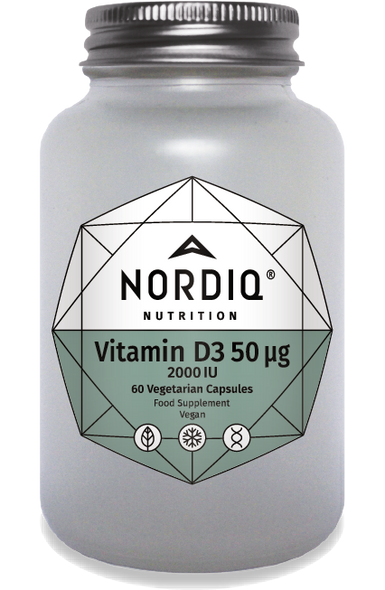 Nordiq Nutrition Vitamin D3 2,000iu 60's