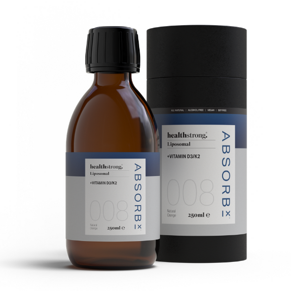 Healthstrong Liposomal Vitamin D3/K2 (AbsorbX008) 250ml
