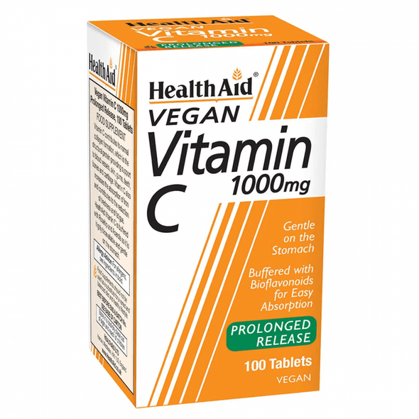Health Aid Vegan Vitamin C 1000Mg Prolonged Release 100'S