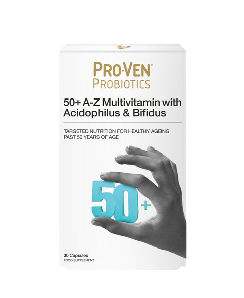 Proven Probiotics 50+ A-Z Multivitamin With Antioxidants & Friendly Bacteria 30'S