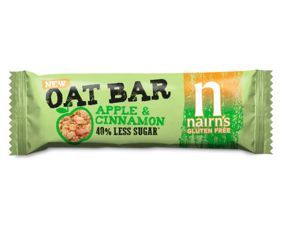 Nairns Oat Bar Apple & Cinnamon 40% Less Sugar 40g