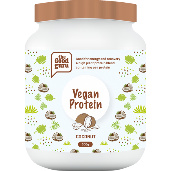 the Good guru Vegan Protein Coconut 500g