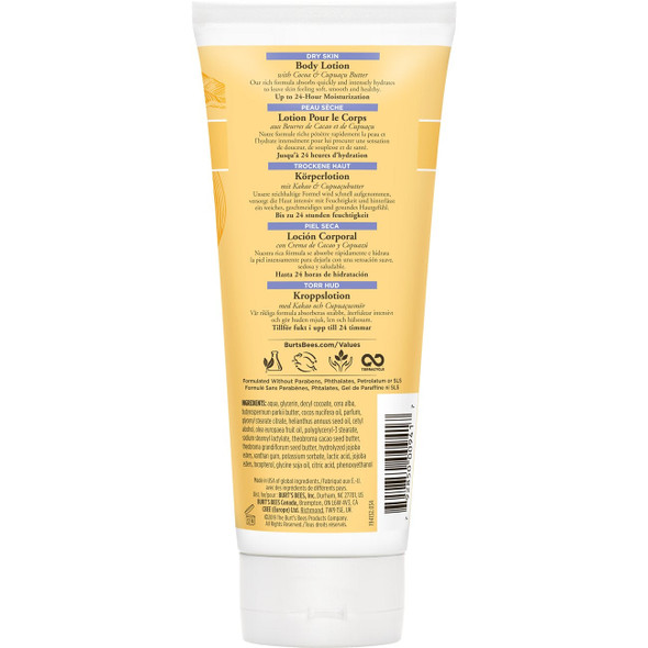 Burts Bees Body Lotion Cocoa & Cupuaca Butter 170g