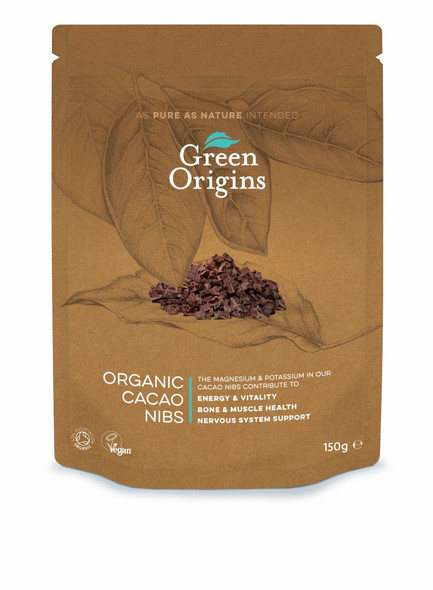 Green Origins Organic Cacao Nibs (Raw) 250g