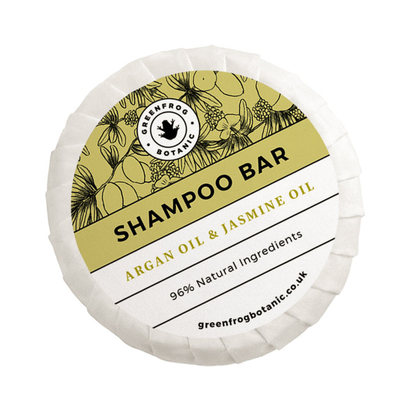 Greenfrog Botanic Shampoo Bar Argan Oil & Jasmine Oil 50g