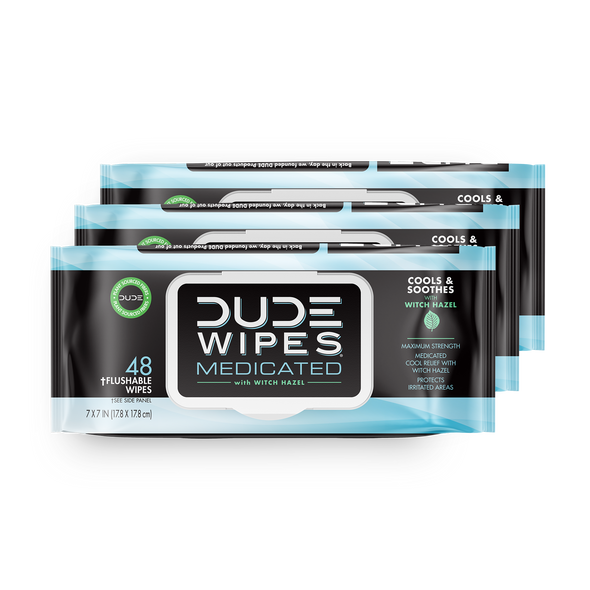 DUDE Wipes Medicated