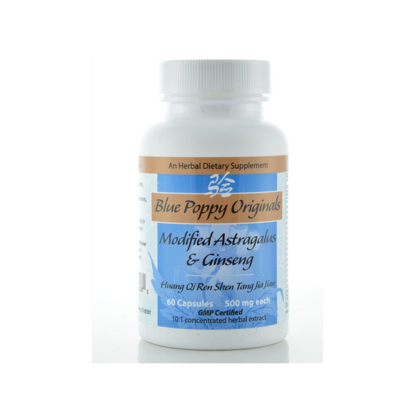 Modified Astragalus & Ginseng 60 capsules by Blue Poppy Originals