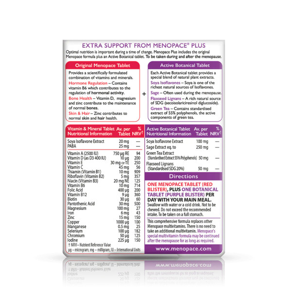Menopace Plus, Pack Of 56