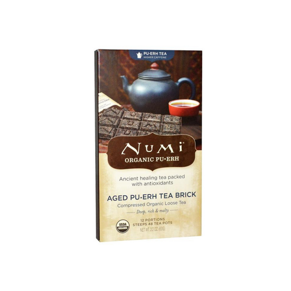 Aged Puerh Brick 12 Counts by Numi Teas